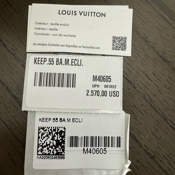 Keepall 55 Bandoliere Travel Bag - Picture 7 of 10